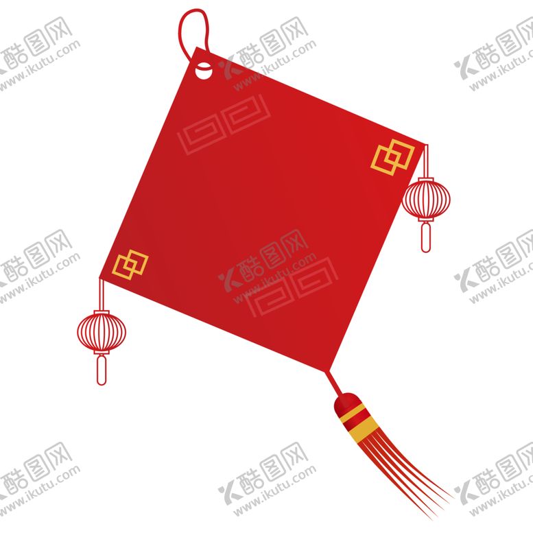 编号：44850009260036305418【酷图网】源文件下载-新年灯笼背景元素PNG素材
