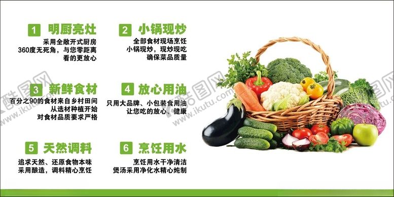 编号：61157205250227516624【酷图网】源文件下载-社区食堂新鲜蔬菜品展板