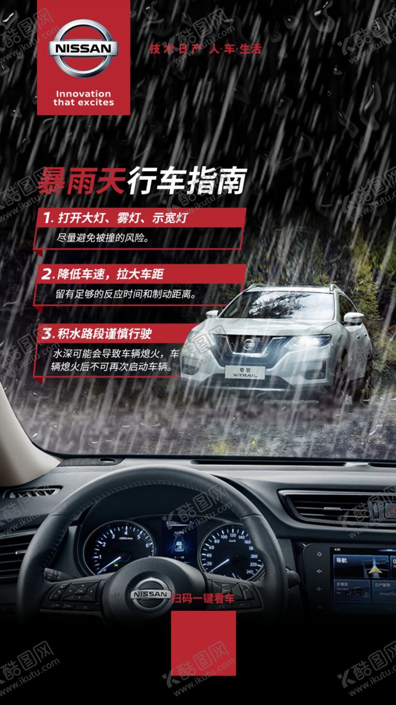 编号：97683109210953135820【酷图网】源文件下载-暴雨行车指南