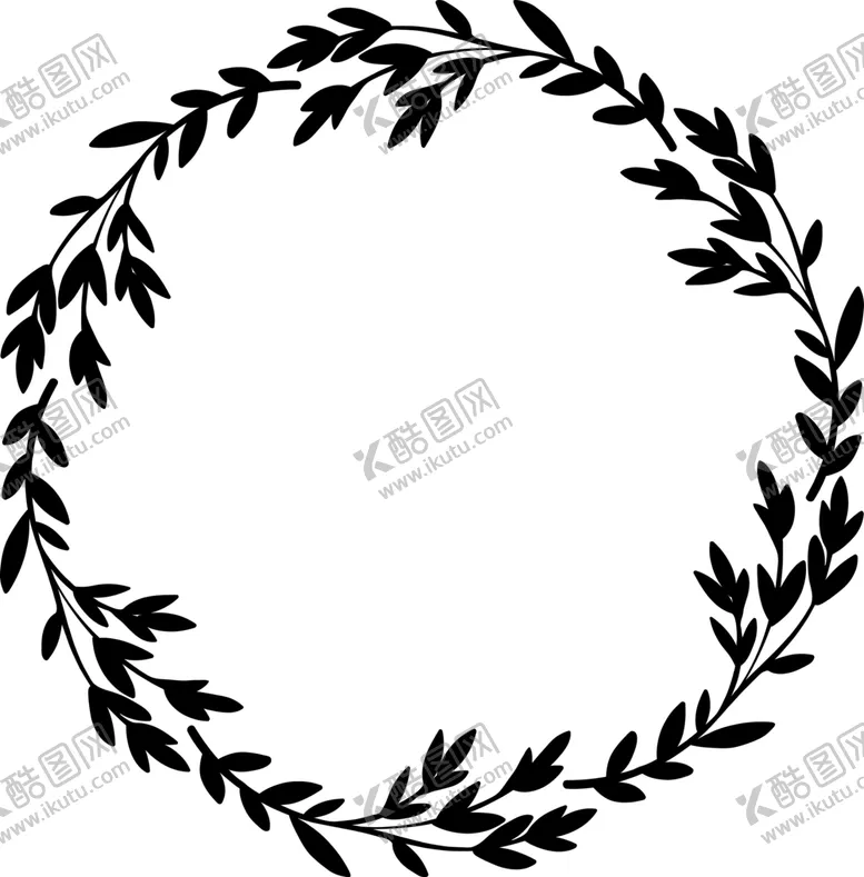编号：11137105051747407651【酷图网】源文件下载-圆形花环