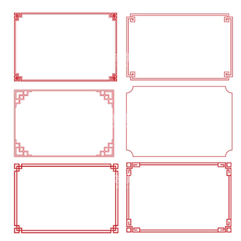 编号：61203409140347105930【酷图网】源文件下载-中式边框