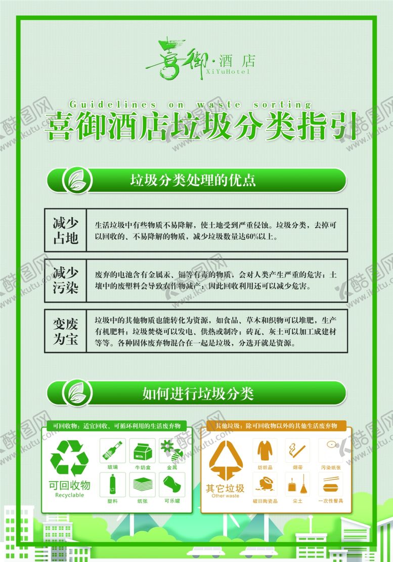编号：70734605171730337996【酷图网】源文件下载-垃圾分类指引