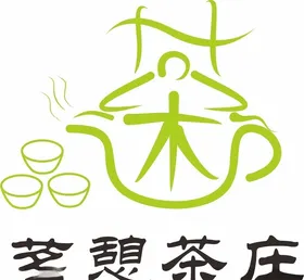 茶庄logo