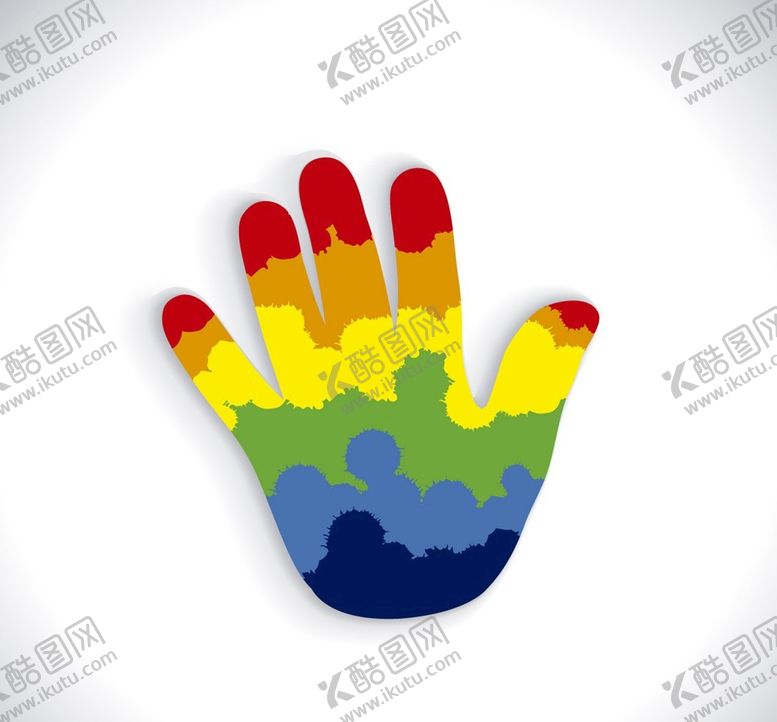 编号：73026109302234032391【酷图网】源文件下载-七彩孤立??手