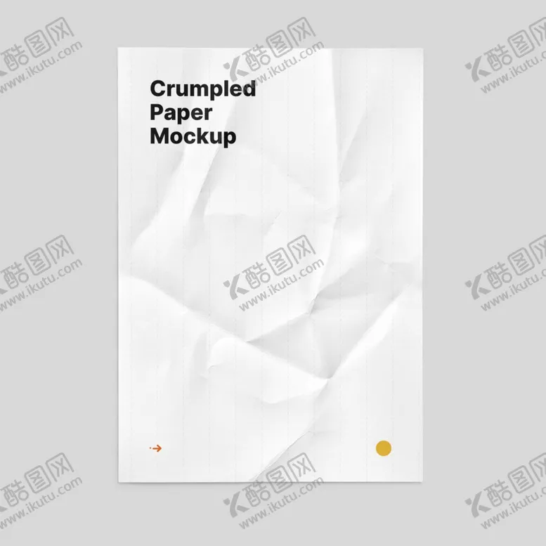 编号：22079106252102208167【酷图网】源文件下载-褶皱纸张效果