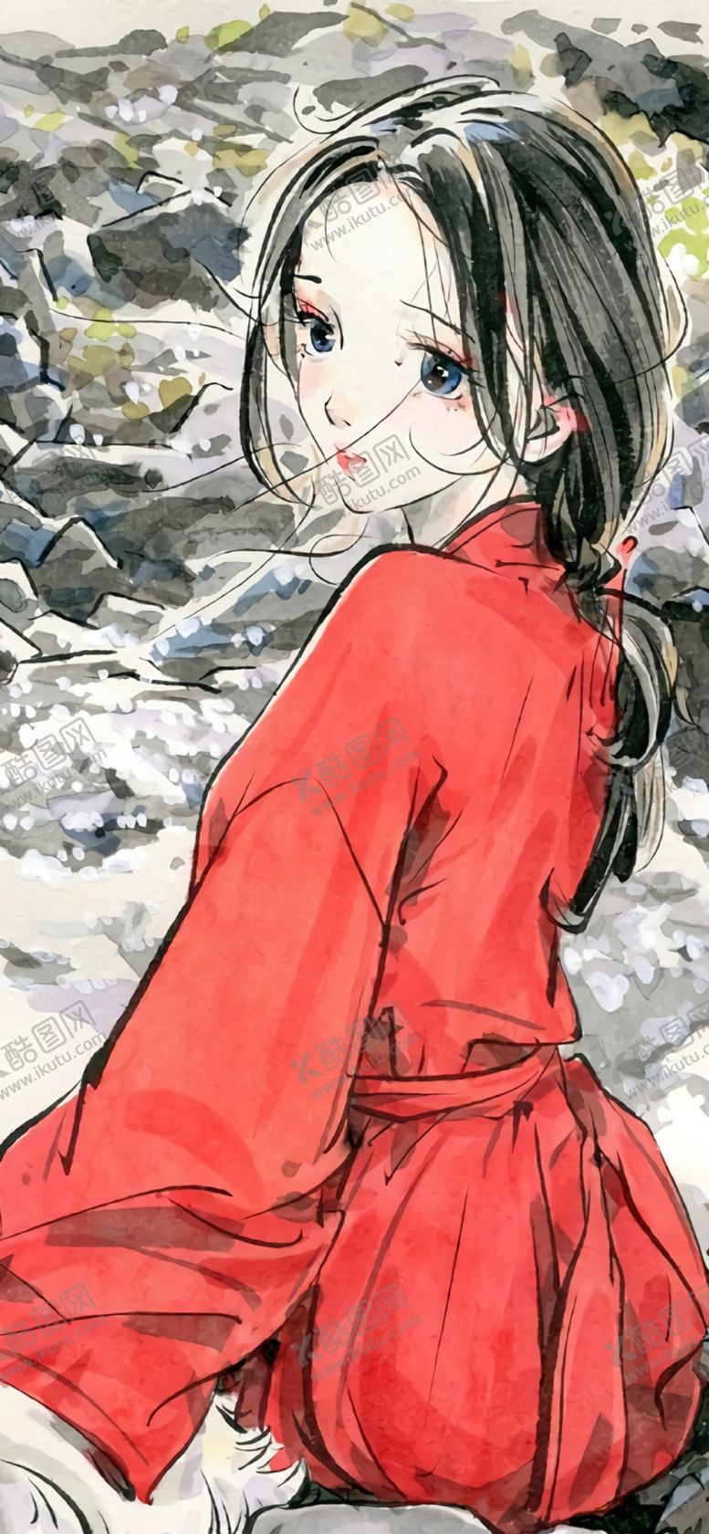 编号：19857112152153426547【酷图网】源文件下载-国风卡通女性人物画像