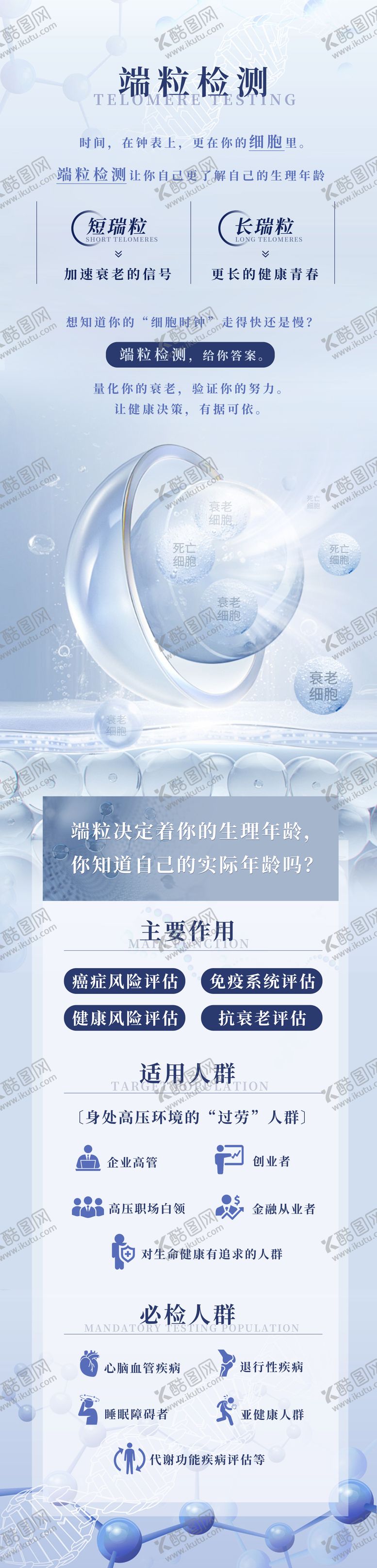 编号：78238602061443039195【酷图网】源文件下载-瑞粒检测长图海报