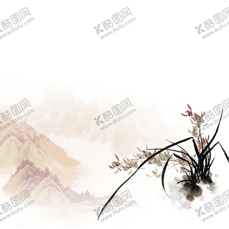 编号：32187910120430556834【酷图网】源文件下载-国风中式水墨画