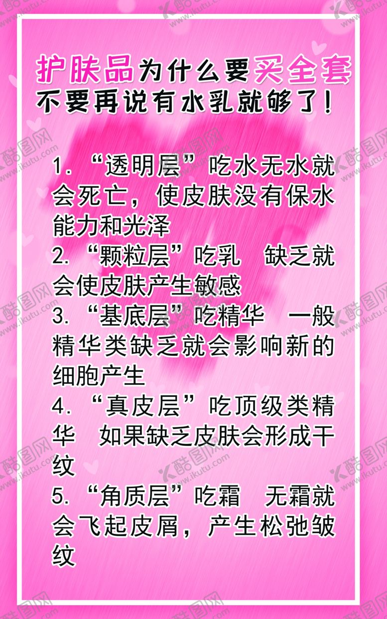 编号：19978510071823555033【酷图网】源文件下载-护肤品为什么要买全套