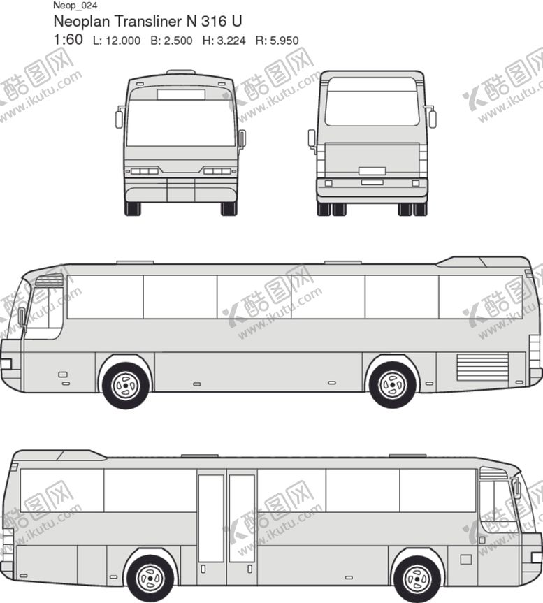 编号：67131609281734188428【酷图网】源文件下载-手绘客运汽车