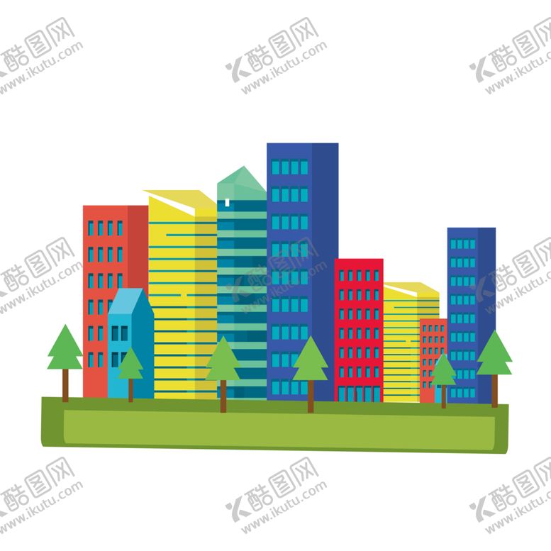 编号：52386405151149334935【酷图网】源文件下载-城市剪影