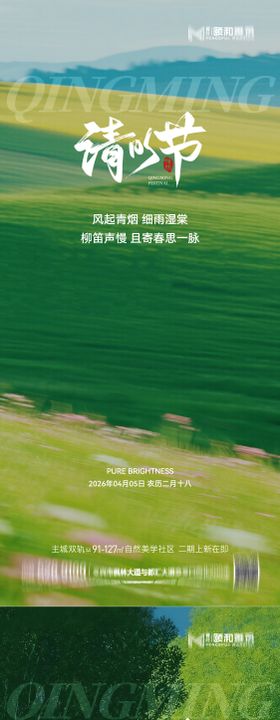 清明节气海报二十四春天