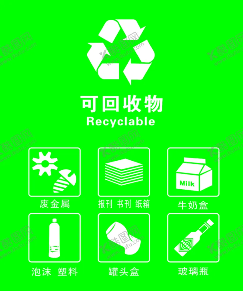 编号：31726610201131309814【酷图网】源文件下载-可回收物