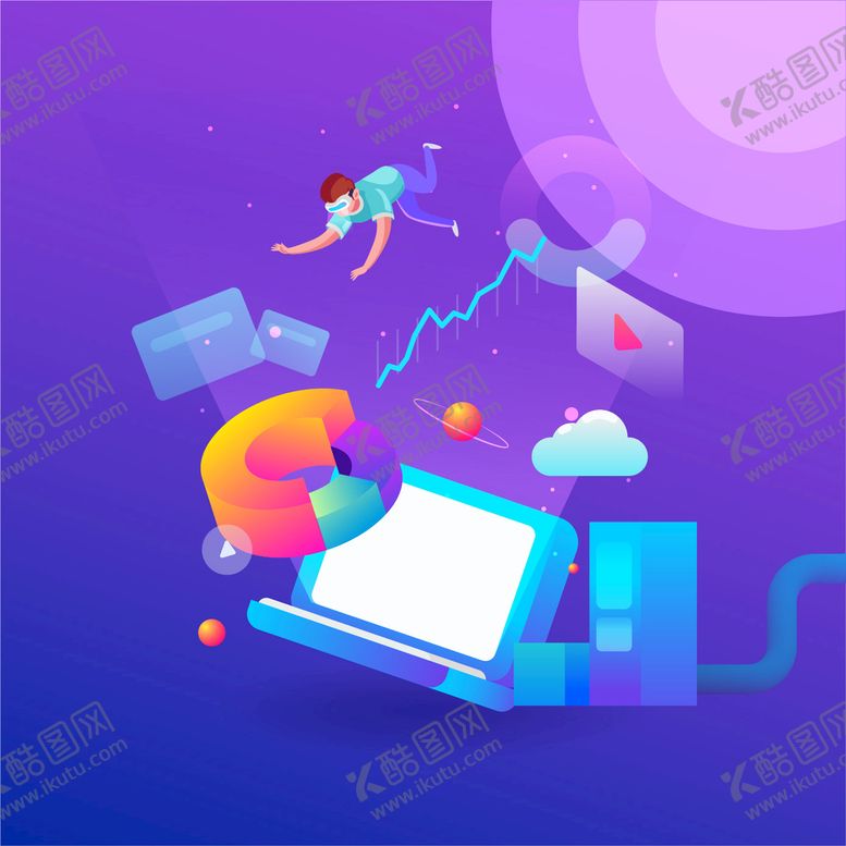 编号：64597110031012528935【酷图网】源文件下载-反重力科技元素背景