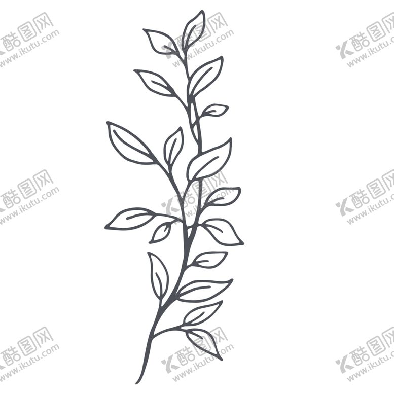 编号：45767310311156275378【酷图网】源文件下载-手绘植物