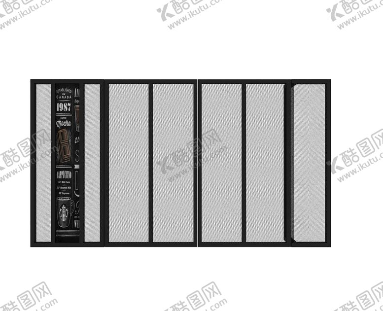 编号：52685701302323212989【酷图网】源文件下载-网格窗3d模型