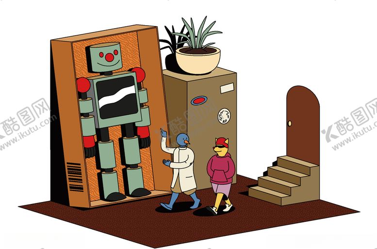 编号：93813509271340059396【酷图网】源文件下载-手绘时尚抽象插画