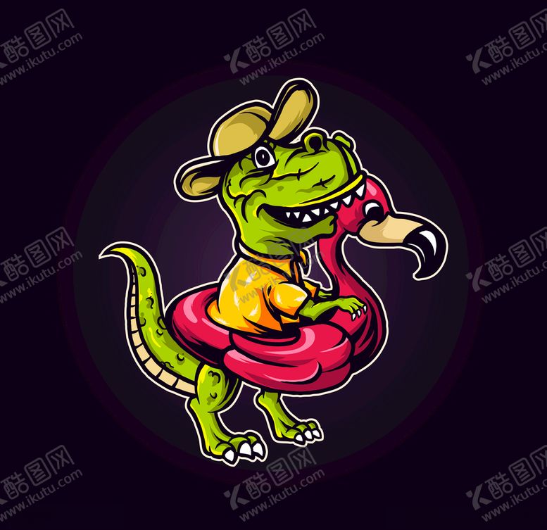 编号：92638709291410341842【酷图网】源文件下载-卡通恐龙