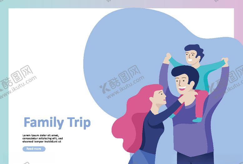 编号：27622310080822526072【酷图网】源文件下载-手绘亲子时光