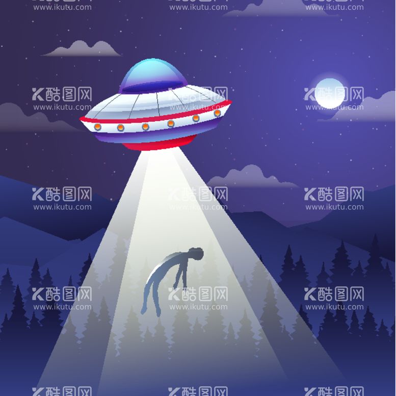 编号：10336412230629028228【酷图网】源文件下载-UFO背景