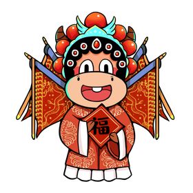 卡通牛形象