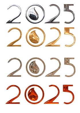 2025年蛇年艺术字体金属字