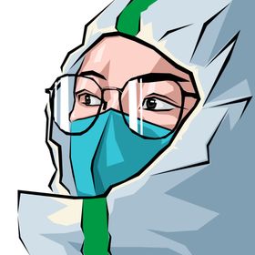医护人员卡通医生