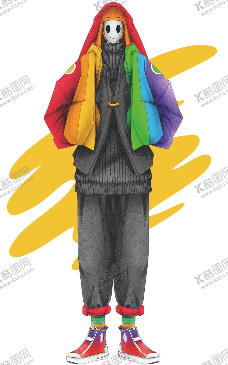编号：84492906151019462674【酷图网】源文件下载-男孩彩色衣服酷裁片