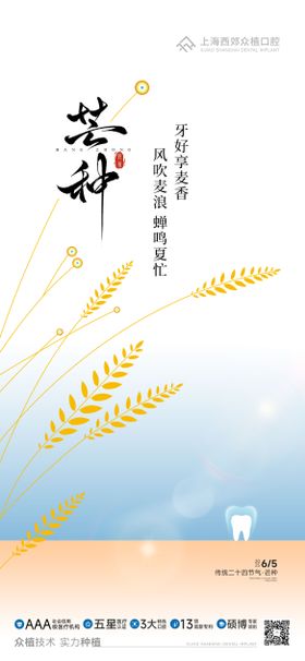 芒种节气海报