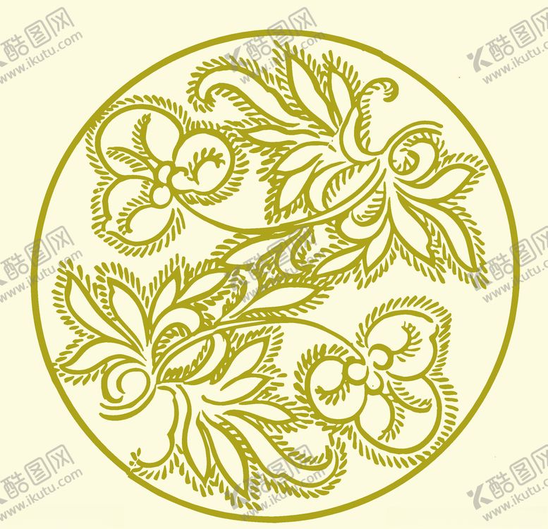 编号：92106710302320242962【酷图网】源文件下载-中式花纹图案