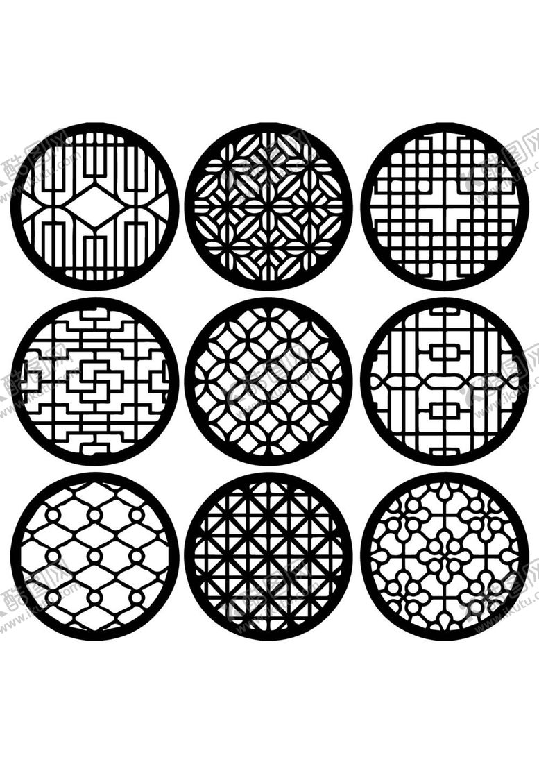 编号：66122412040935251932【酷图网】源文件下载-圆形花纹