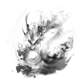 中国风金色龙元素大气东方潮插画