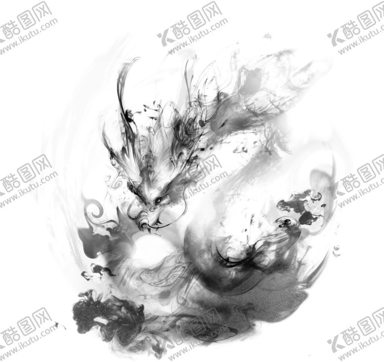 编号：69412205111355223884【酷图网】源文件下载-中国风金色龙元素