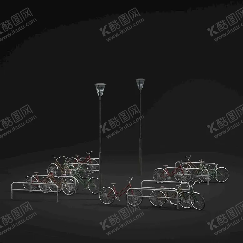 编号：61891502110526202342【酷图网】源文件下载-C4D模型自行车