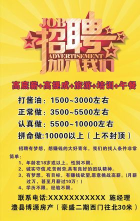 招聘诚聘