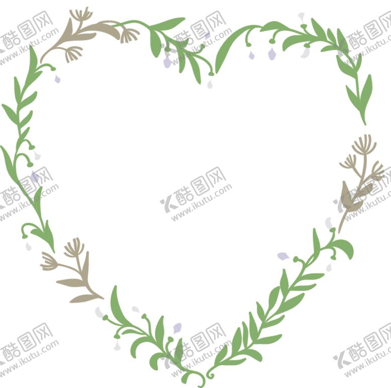 编号：94161410010806547267【酷图网】源文件下载-森系花边花环