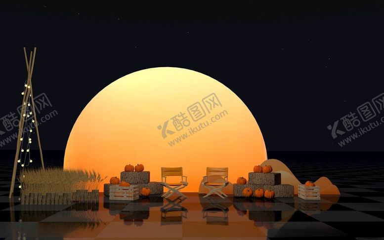 编号：32251002211153595782【酷图网】源文件下载-南瓜节装饰