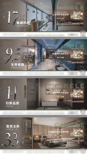大平层地产形象海报