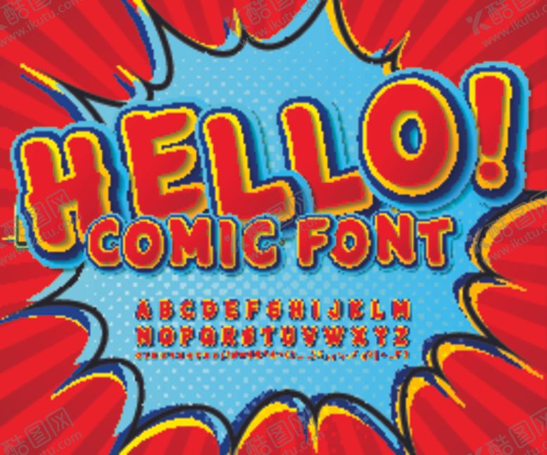 编号：34303309120522284129【酷图网】源文件下载-3D卡通字体