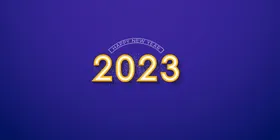 2023兔年数字字体海报