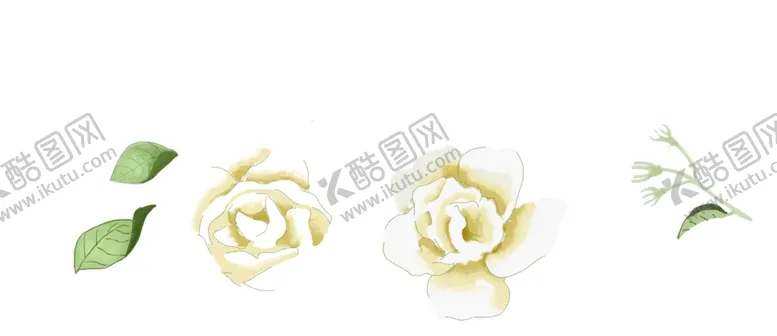 编号：14567005082113219738【酷图网】源文件下载-茉莉花手绘元素