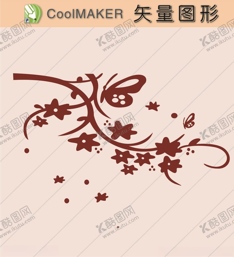 编号：70727307032034565123【酷图网】源文件下载-花草剪纸花草壁纸简洁手绘