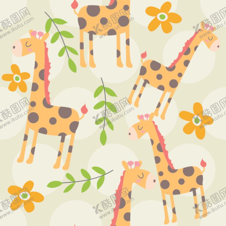 编号：83334709201330447108【酷图网】源文件下载-动物主题矢量插画背景