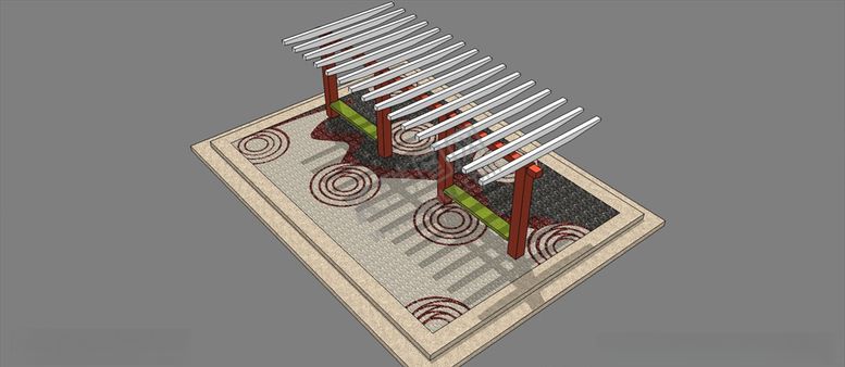 编号：80653810220012519373【酷图网】源文件下载-花架遮阳处