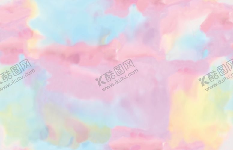 编号：49480710241113048938【酷图网】源文件下载-梦幻多彩水彩背景纹理