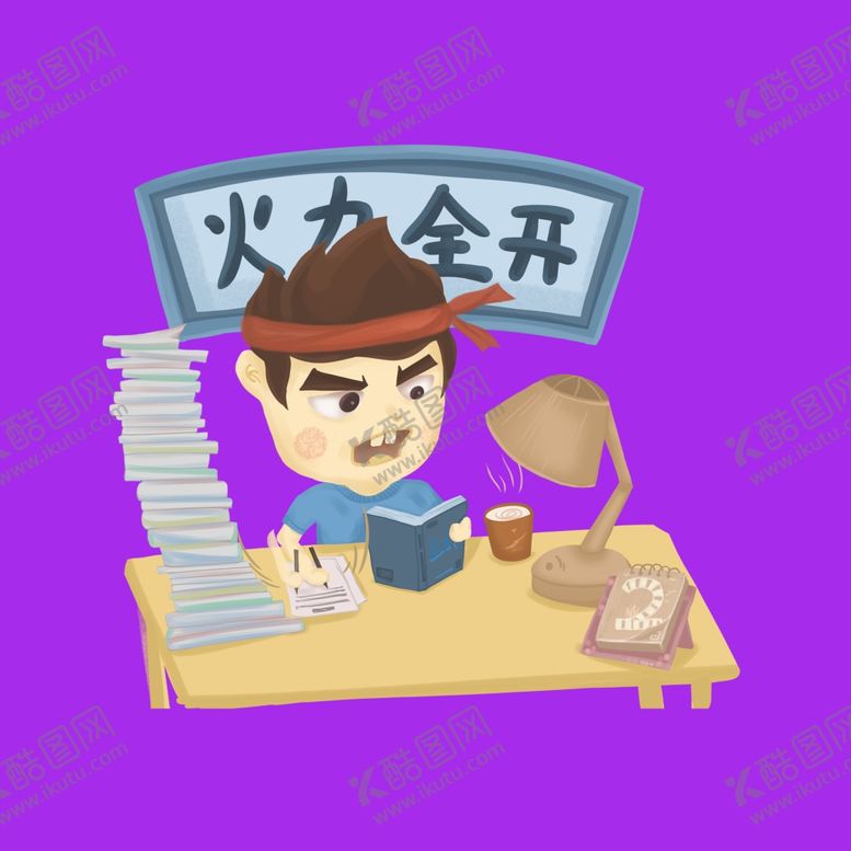 编号：24159202191506349414【酷图网】源文件下载-手绘卡通学生