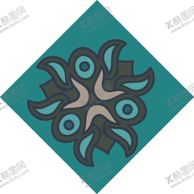 编号：61341604062339409118【酷图网】源文件下载-古典少数民族花纹底纹矢量