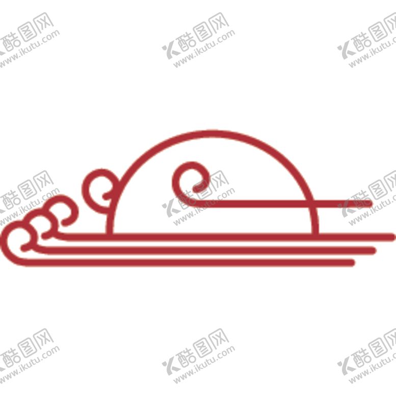 祥云矢量图线条传统花纹纹理