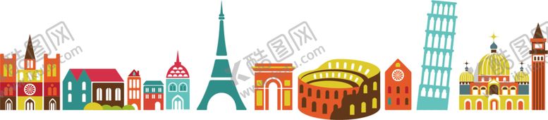 编号：26082510101934391755【酷图网】源文件下载-卡通建筑图透明