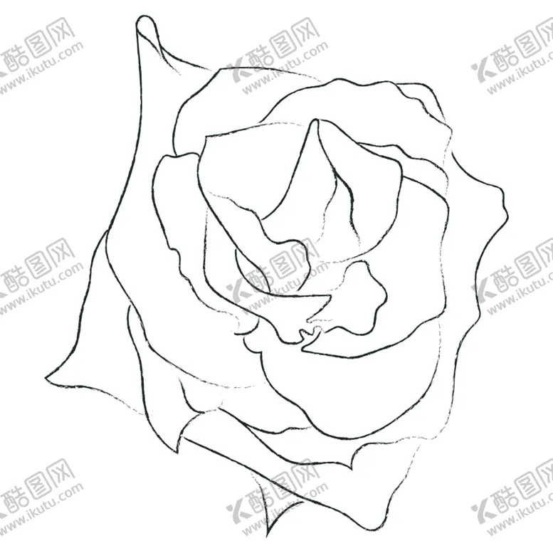 编号：70954210110951382914【酷图网】源文件下载-线描花